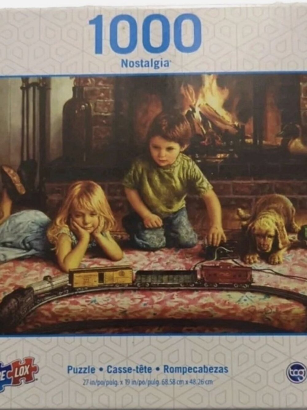 Firelight Express 1000 Piece Puzzle, Train Family Fun Games